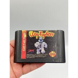 Clay Fighter  Sega Genesis, 1994  Interplay Authentic Cartridge